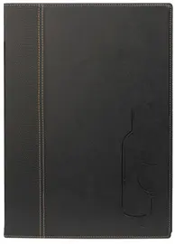 Securit Carte des vins TRENDY, A4, noir