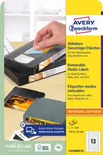 AVERY Zweckform Etiquette Stick+Lift, 78,7 x 46,6 mm, blanc