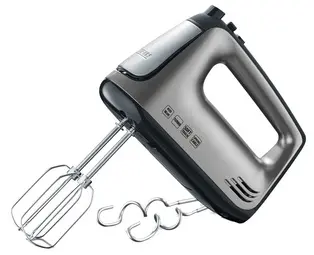 SEVERIN Batteur HM 3832, 400 W, gris métallique / noir
