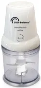Little balance Mini-hachoir 3 en 1 Little Hachoir, blanc