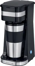 CLATRONIC Cafetière électrique to go KA 3733, noir/argent