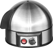 CLATRONIC Cuiseur à oeufs EK 3321, inox / noir