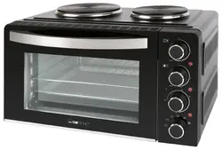 CLATRONIC Petite cuisinière KK 3786, 2 plaques de cuisson