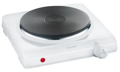 SEVERIN Réchaud électrique simple KP 1091, blanc