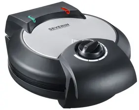SEVERIN Gaufrier WA 2103, 1300 watt, acier inoxydable / noir