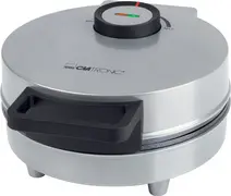CLATRONIC Gaufrier à cornets de glace HA 3833, argent