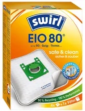 swirl Sac d'aspirateur EIO 80, avec filtre MicroporPlus