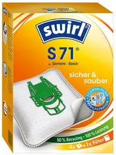 swirl Sac d'aspirateur S 71, avec filtre MicroporPlus