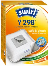 swirl Sac d'aspirateur Y 298, avec filtre MicroporPlus