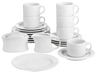 Esmeyer Service à café ADRINA, pack économique de 20 pièces