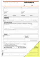 sigel Formularbuch "Reparaturbuch", A4, 2 x 40 Blatt, SD
