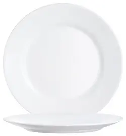 Esmeyer Arcoroc Assiette plate, 252 mm, blanc