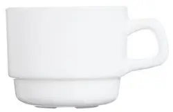 Esmeyer Arcoroc Tasse à café, 0,19 l, blanc