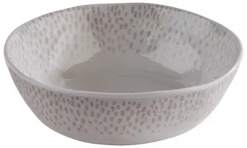 APS Bol FOOTMARK, rond, 0,25 litre, blanc/gris