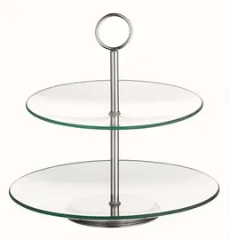 Esmeyer Présentoir à étages en verre "COOKIE", 2 étages