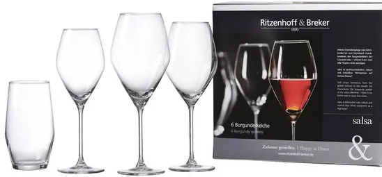 Ritzenhoff & Breker Verre à vin blanc SALSA, 0,34 l