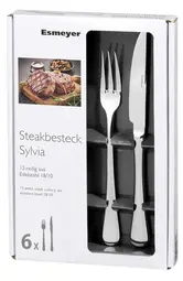 Esmeyer Couverts pour steak/pizza SYLVIA, 12 pièces