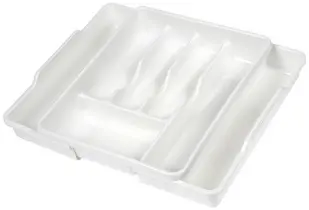 keeeper Garniture de tiroir "franca", extensible, blanc