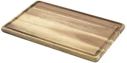 metaltex Planche à découper, 240 x 200 mm, bois d'acacia