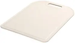 GastroMax Planche à découper BIO, 350 x 250 mm, crème