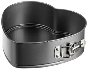 GastroMax Moule à manqué coeur, en acier carbone, gris