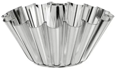 GastroMax Moule à kougelhopf, en fer blanc, 1,5 L, argent