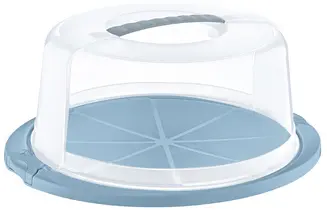 keeeper Cloche à gâteau "ricardo", rond, nordic-blue