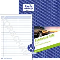 AVERY Zweckform Formularbuch "Fahrtenbuch", A5, 32 Blatt