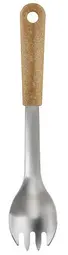 GastroMax Fourchette de service BIO, manche effet bois