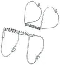 metaltex Pince à roulade, inox, set de 4