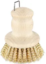 Peggy Perfect Brosse pour casseroles, bois naturel, rond