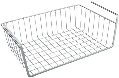 metaltex Panier suspendu Kanguro 40, argent métallisé