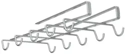 metaltex Porte-tasses My-Mug, argent métallisé