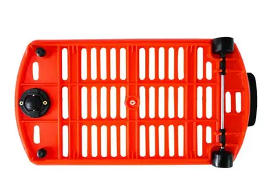 METO Panier à provisions avec poignées, 28 litres, rouge