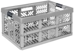 keeeper Caisse de rangement pliante "ben", 45L, light-silver