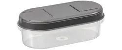 plast team Boîte de conservation Margerit, 1,2 litre, gris