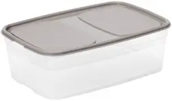 smartstore Boîte de conservation, 0,8 L, gris / transparent