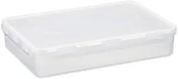 Plast team Boîte de conservation Airtight, 2,3 litres, blanc