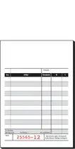 sigel Formularbuch "Kassenblock", 100 x 158 mm, 2 x 50 Blatt