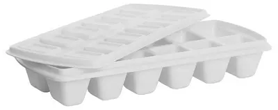 plast team Bac à glaçons, avec couvercle, blanc