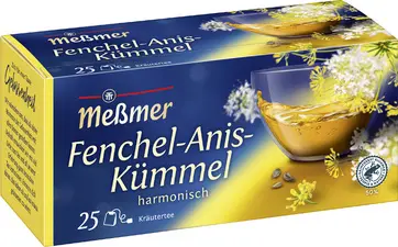 Meßmer Thé "fenouil-anis-carvi", harmonieux, paquet de 25