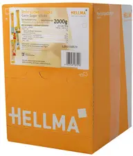 HELLMA Sticks de sucre roux, dans un présentoir en carton