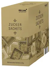 HELLMA GOLDLINE Sachets de sucre, dans un carton
