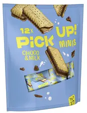 PiCK UP! Barre de biscuits "Choco & Lait minis", sachet