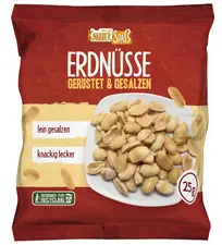 HELLMA Cacahuètes, dans un sachet unitaire à 25 g