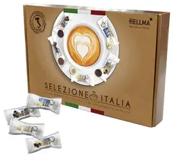 HELLMA Boîte Italian Selection, contenu: 200 pièces, carton