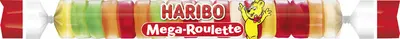 HARIBO Gomme aux fruits Mega-ROULETTE, rouleau de 45 g