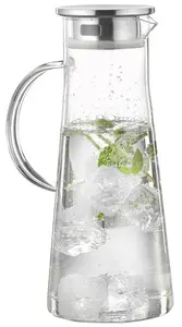 Esmeyer Carafe en verre FARO, avec poignée, 1,7 litre