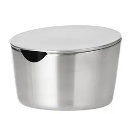 Esmeyer Sucrier avec couvercle VISTA, rond, argent