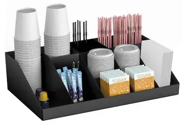 deflecto Organiseur thé & café, 10 compartiments